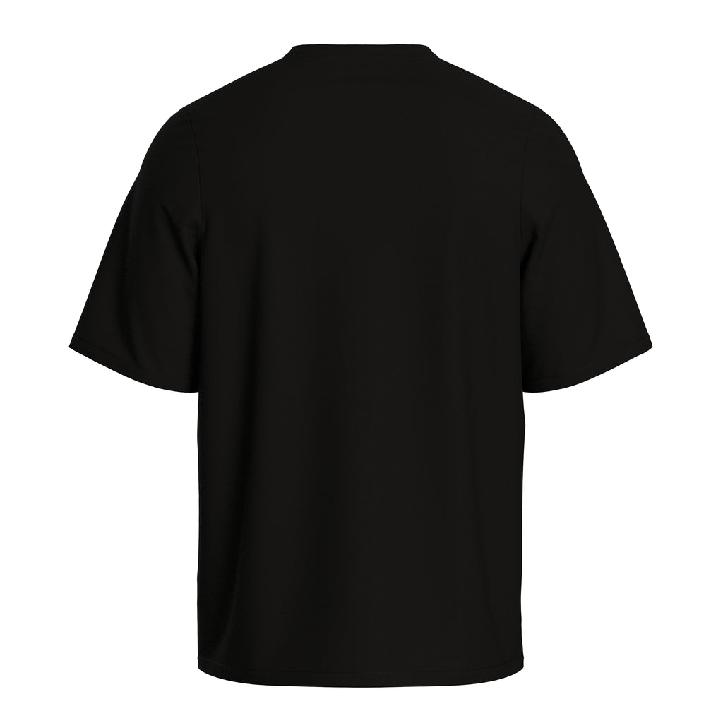 REVER - Plain Oversized T-Shirt - Black