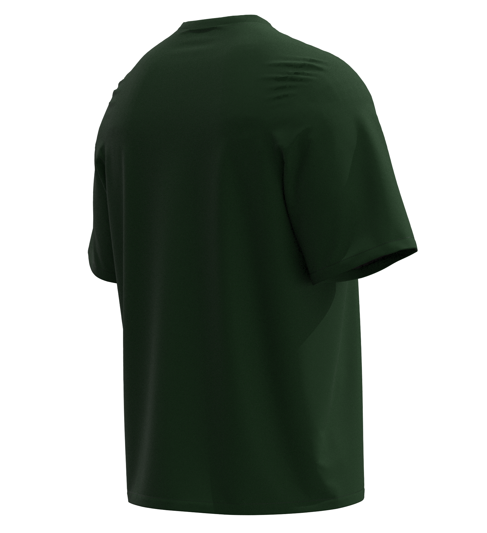 REVER - Plain Oversized T-Shirt - Dark Green