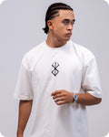 REVER – Oversized T-Shirt – Off - white [JOJO] Print - REVER