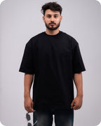 REVER - Oversized T-Shirt - Black [Plain] - REVER