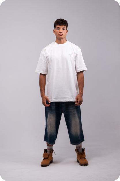 REVER - Oversized T-Shirt -Off-White [Plain] - REVER