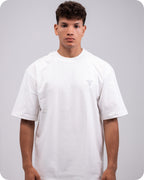 REVER - Oversized T-Shirt -Off-White [Plain] - REVER