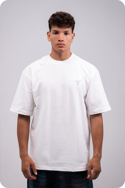 REVER - Oversized T-Shirt -Off-White [Plain] - REVER