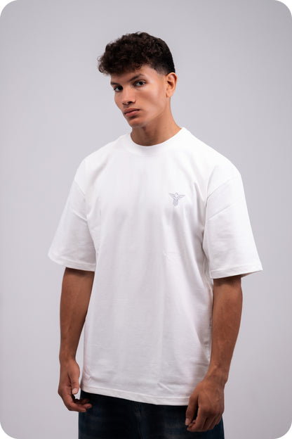 REVER - Oversized T-Shirt -Off-White [Plain] - REVER