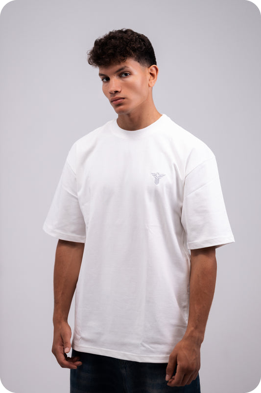 REVER - Oversized T-Shirt -Off-White [Plain] - REVER