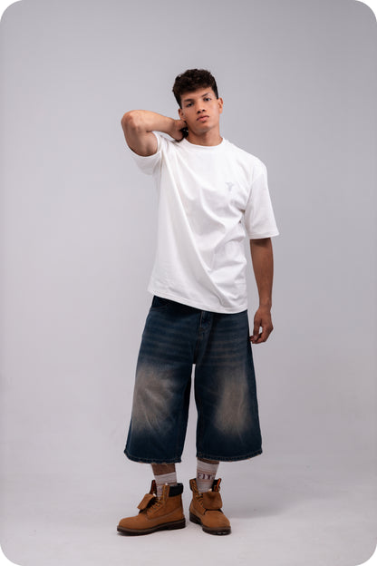 REVER - Oversized T-Shirt -Off-White [Plain] - REVER