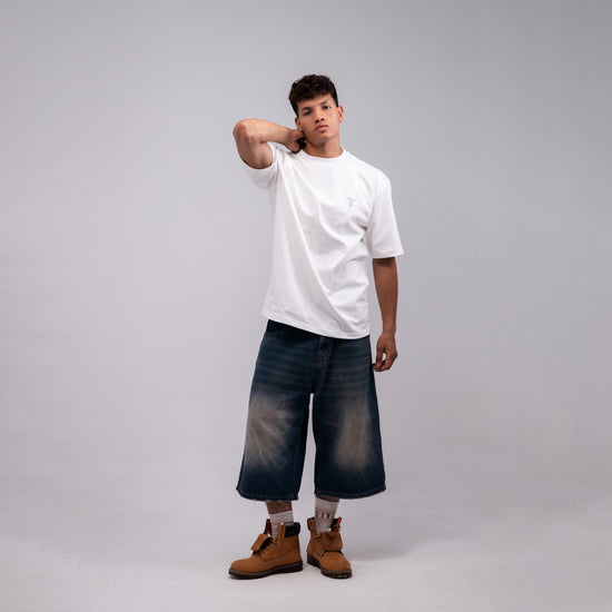 REVER - Oversized T-Shirt -Off-White [Plain] - REVER
