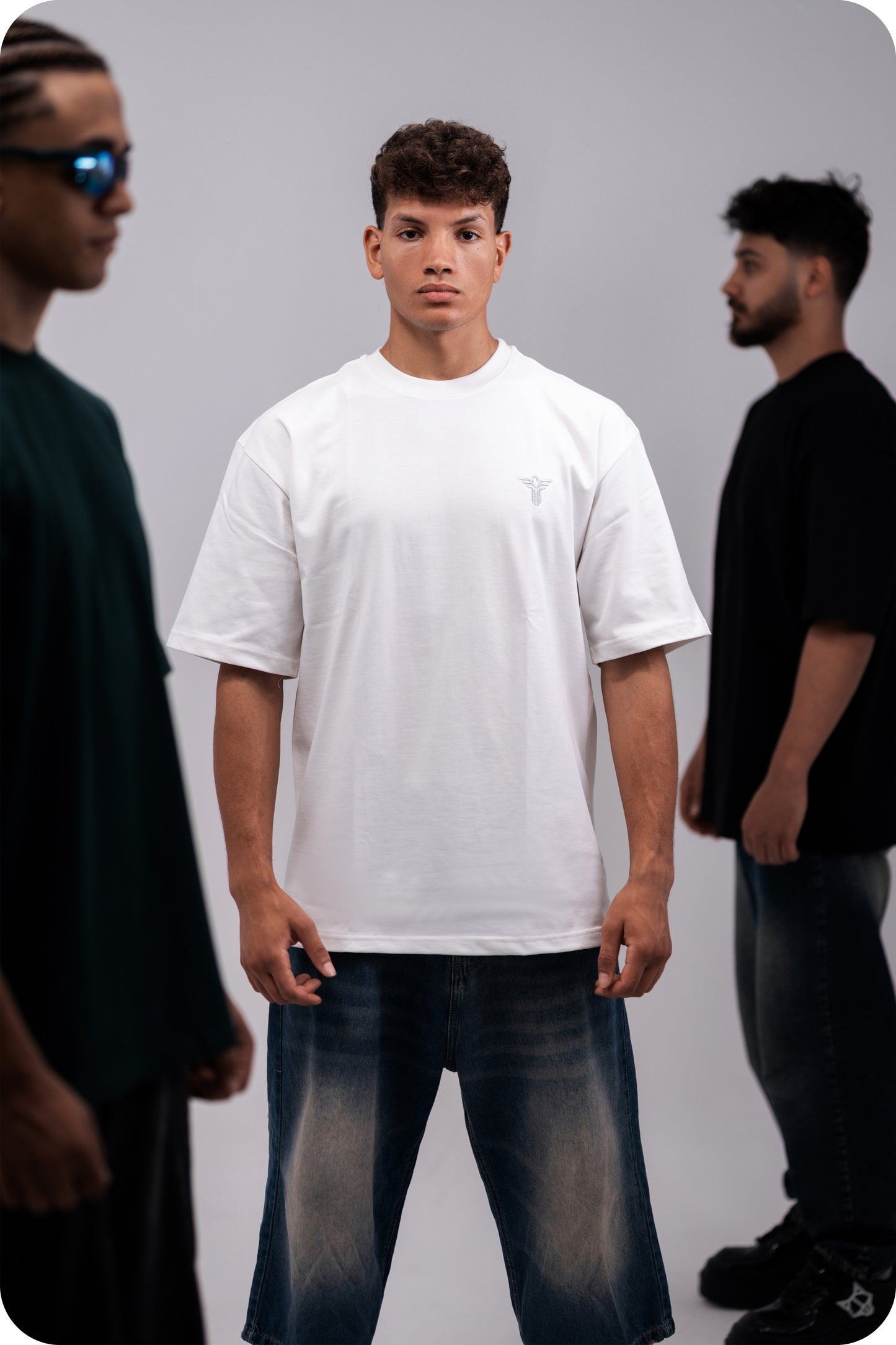 REVER - Oversized T-Shirt -Off-White [Plain] - REVER