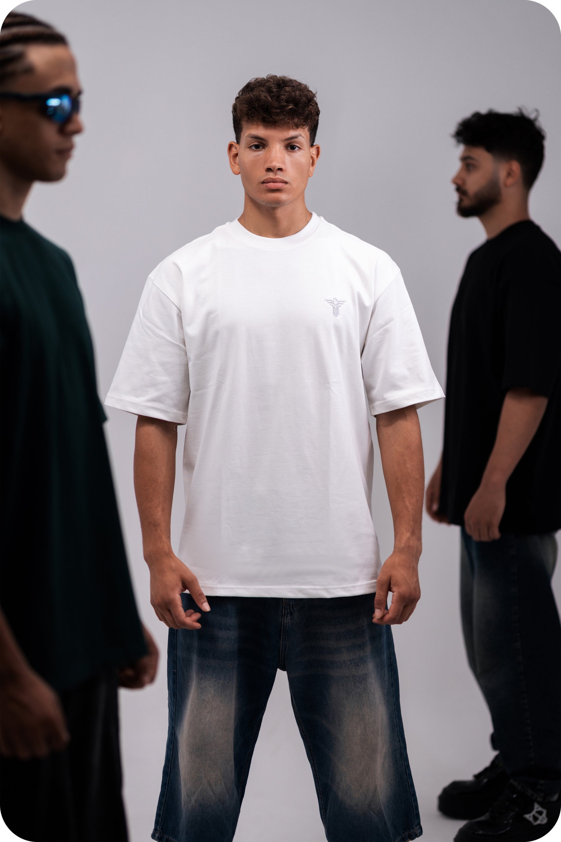 REVER - Oversized T-Shirt -Off-White [Plain] - REVER