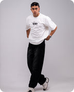 REVER – Oversized T-Shirt – Off - white [REVER design] Print - REVER