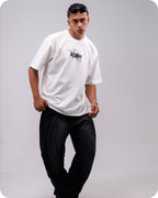 REVER – Oversized T-Shirt – Off - white [REVER design] Print - REVER
