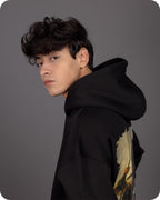 REVER – Oversized Hoodie – Black AL-FATA Print – Premium soft fabric, relaxed fit for ultimate comfort and effortless street style.