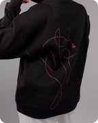 REVER – Oversized Hoodie – Black IN MY IMAGINATION Print – Premium soft fabric, relaxed fit for ultimate comfort and effortless street style.