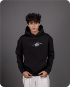 REVER – Oversized Hoodie – Black NARUTO Print – Premium soft fabric, relaxed fit for ultimate comfort and effortless street style.