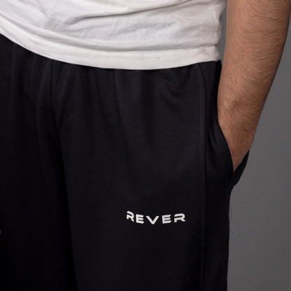 REVER – Baggy Pants – Black PRINTED Baggy Pants – Premium soft fabric, relaxed fit for ultimate comfort and effortless street style.