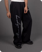 REVER – Baggy Pants – Black PRINTED Baggy Pants – Premium soft fabric, relaxed fit for ultimate comfort and effortless street style.