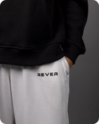 REVER – Baggy Pants – Off White PRINTED Baggy Pants – Premium soft fabric, relaxed fit for ultimate comfort and effortless street style.