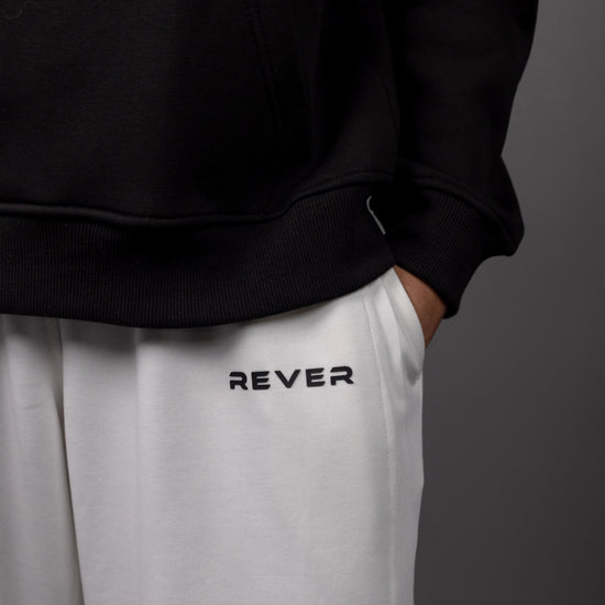 REVER – Baggy Pants – Off White PRINTED Baggy Pants – Premium soft fabric, relaxed fit for ultimate comfort and effortless street style.