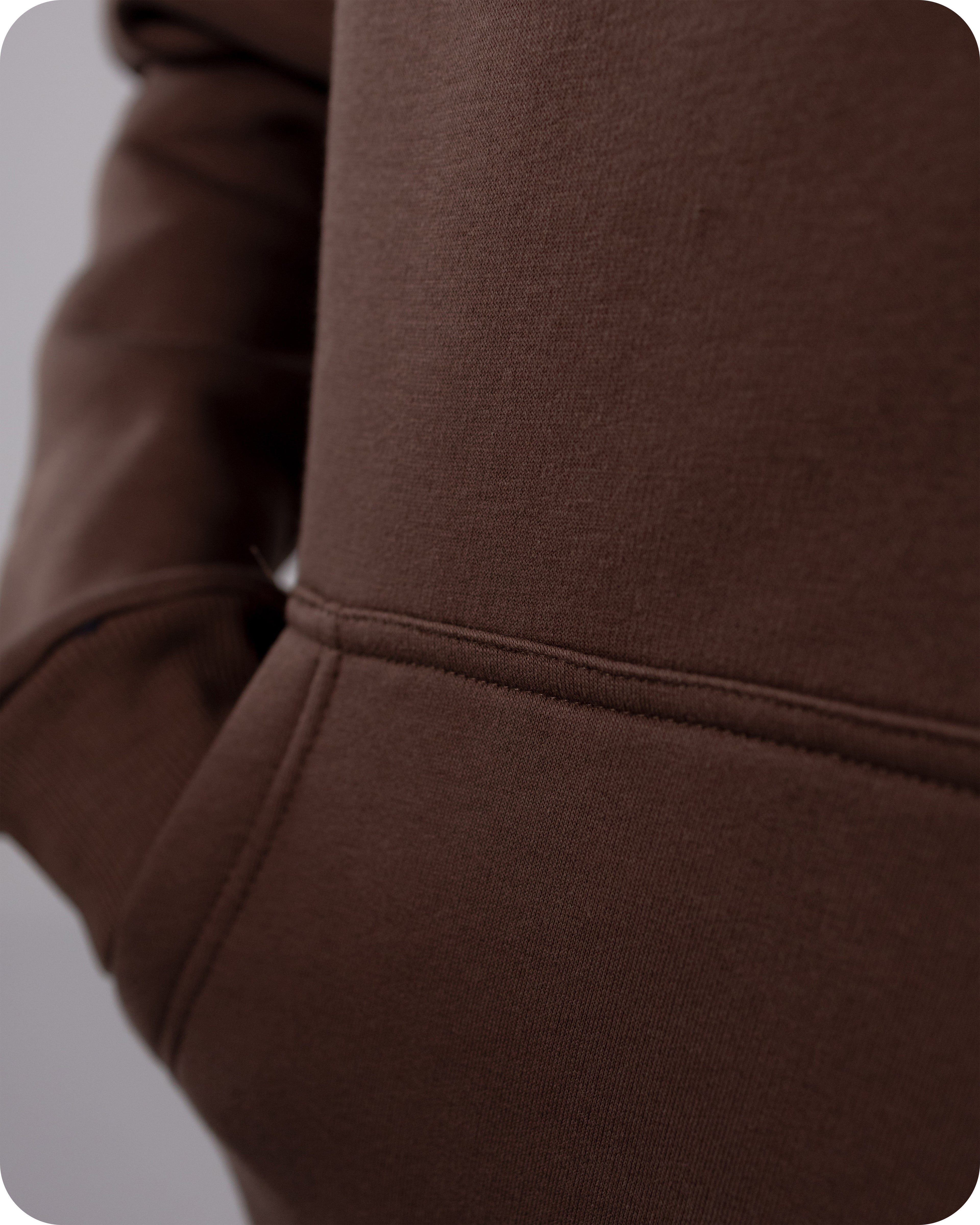 REVER – Oversized Hoodie – Brown THE SWORD Print – Premium soft fabric, relaxed fit for ultimate comfort and effortless street style.
