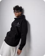 REVER – Oversized Hoodie – Black WINTER IS COMING Print – Premium soft fabric, relaxed fit for ultimate comfort and effortless street style.